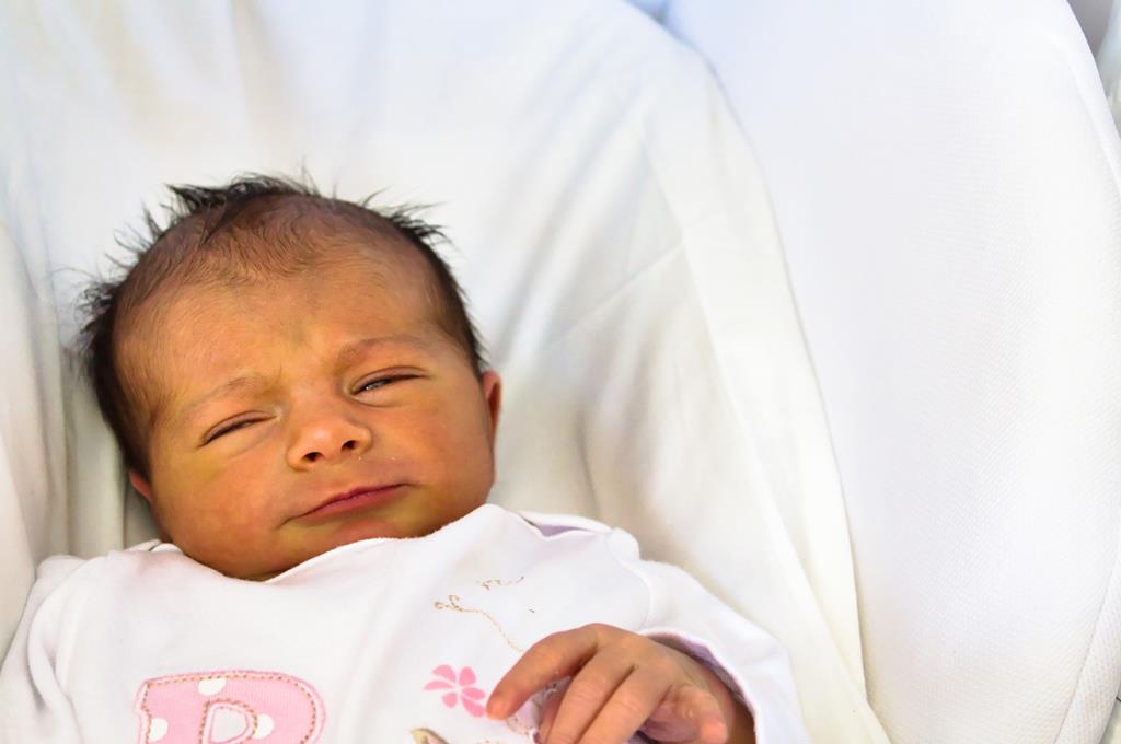newborn baby with jaundice