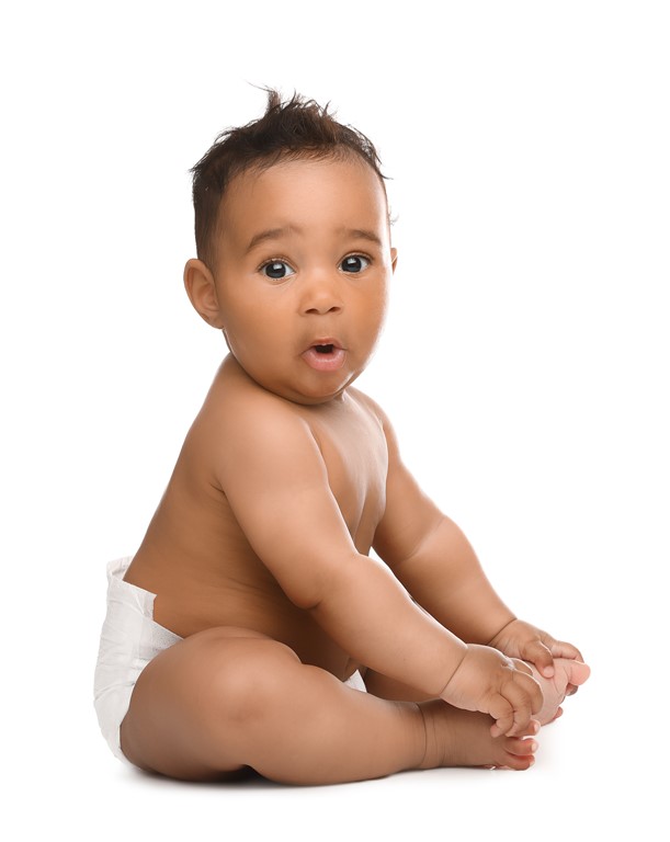 adorable african american baby boy